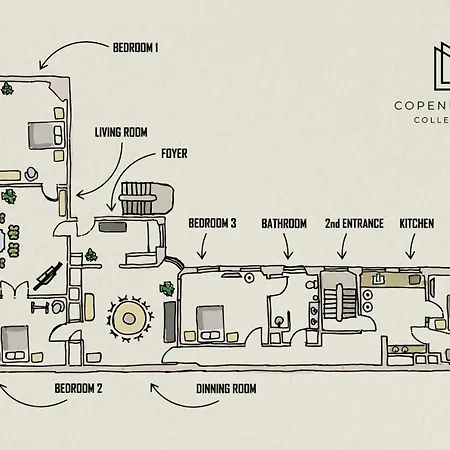 Luxury 260 Sqm With 4br Overlooking Kings Garden * 코펜하겐